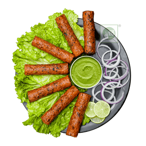 Spicy Soya Chaap Kabab (Mutton Style)