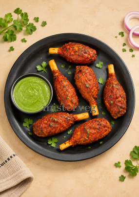 Tandoori Soya Leg Piece ( Chicken Style) - 500 gm X 12 Packets
