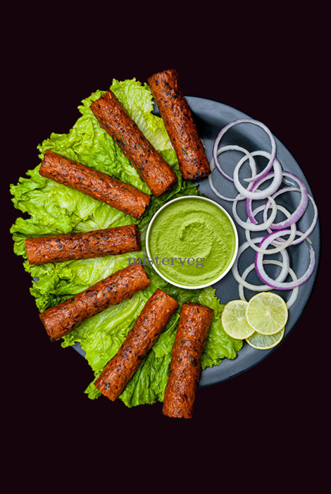 Spicy Soya Chaap Kabab ( Muton Style) - 500 gm X 12 Packets