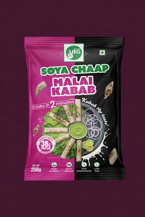 Soya Chaap Malai Kabab