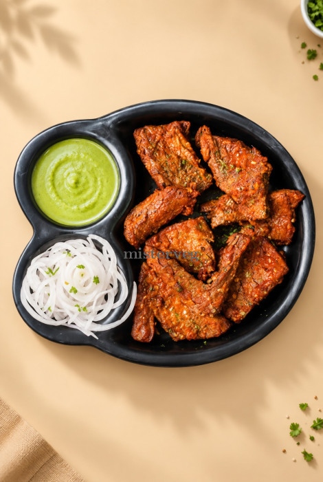 Crispy Soya Tikka Fry (chicken Style) - 500 gm X 12 Packets