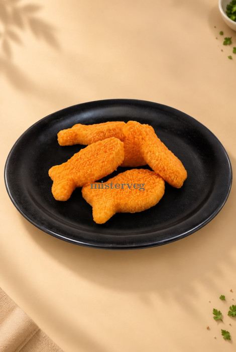 Soya Chaap Crunchy Nuggets (Fish Style) - 500 gm X 12 Packets