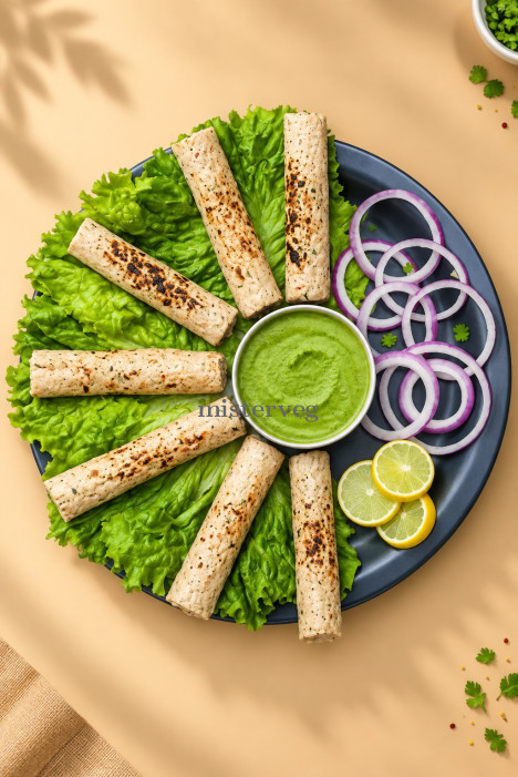 Malai Soya chaap Kabab ( Chicken Style) - 500 gm X 12 Packets