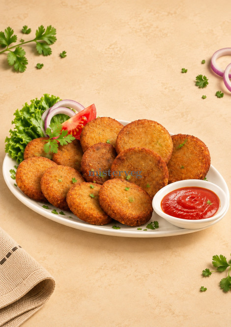 Soya chaap Shami Kabab (chicken Style) - 500 gm X 12 Packets