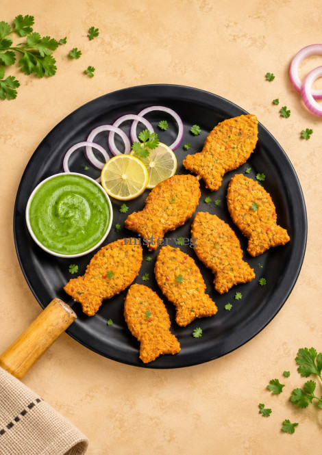 Tandoori Soya Fish Tikka - 500 gm X 12 Packets